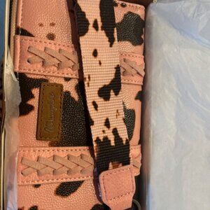 Wrangler Cow Print Wallet/Wristlet